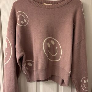Altar’d State Smiley Face Sweater